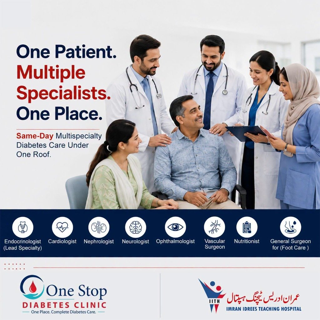 One Stop Diabetes Clinic - Multiple Specialists One Place